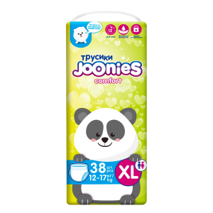 Подгузники-трусики JOONIES Comfort XL (12-17 кг) 38шт